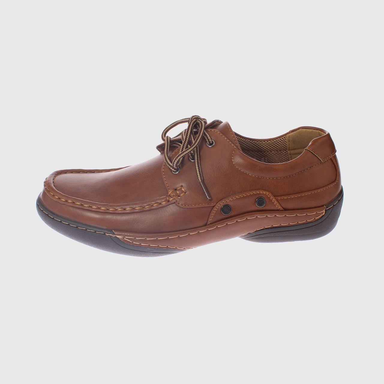 Zapato Casual Café Vía Franca Hombre-1