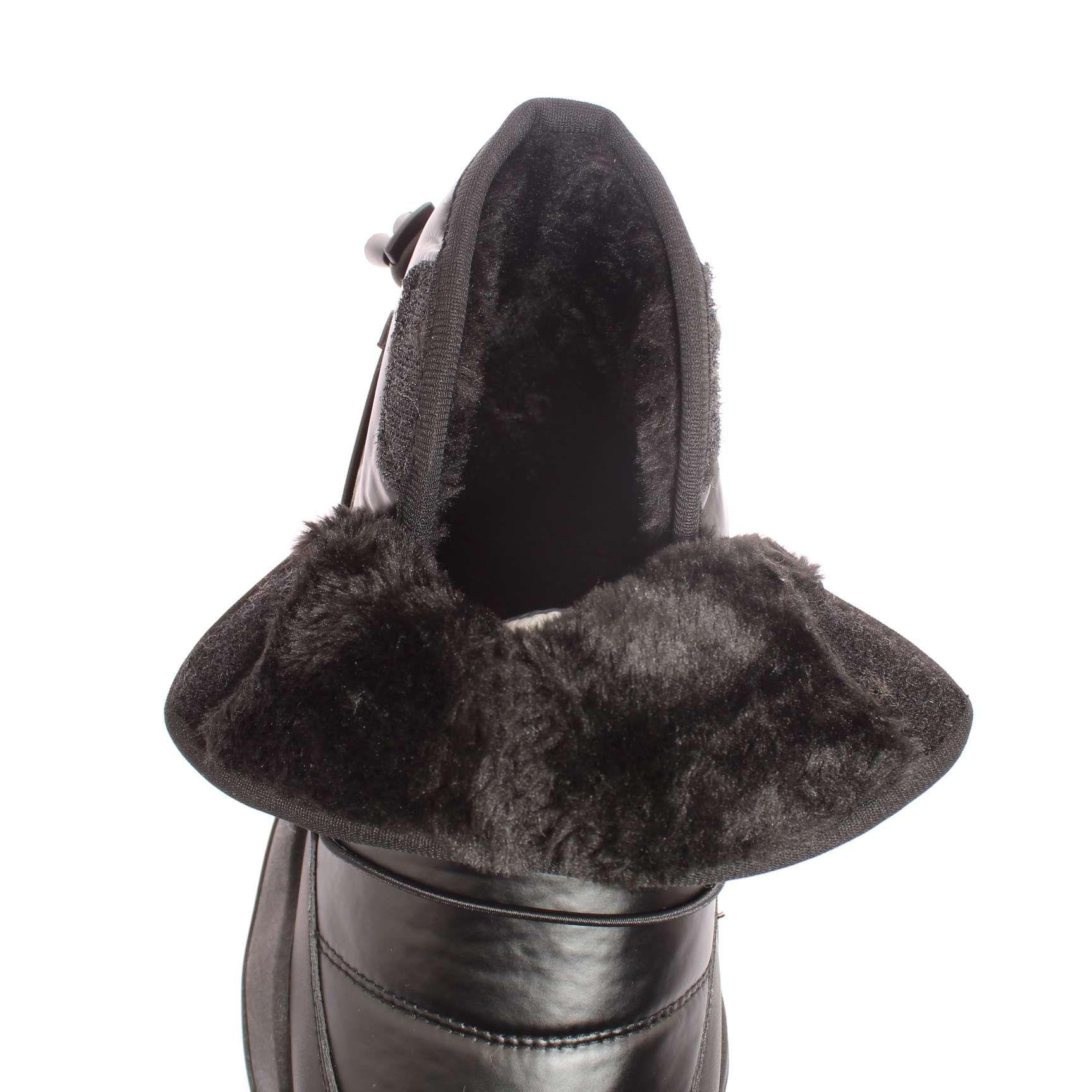 Botin Invernal Negro Vía Franca Hombre Art: 8XDL159ABLACK-5