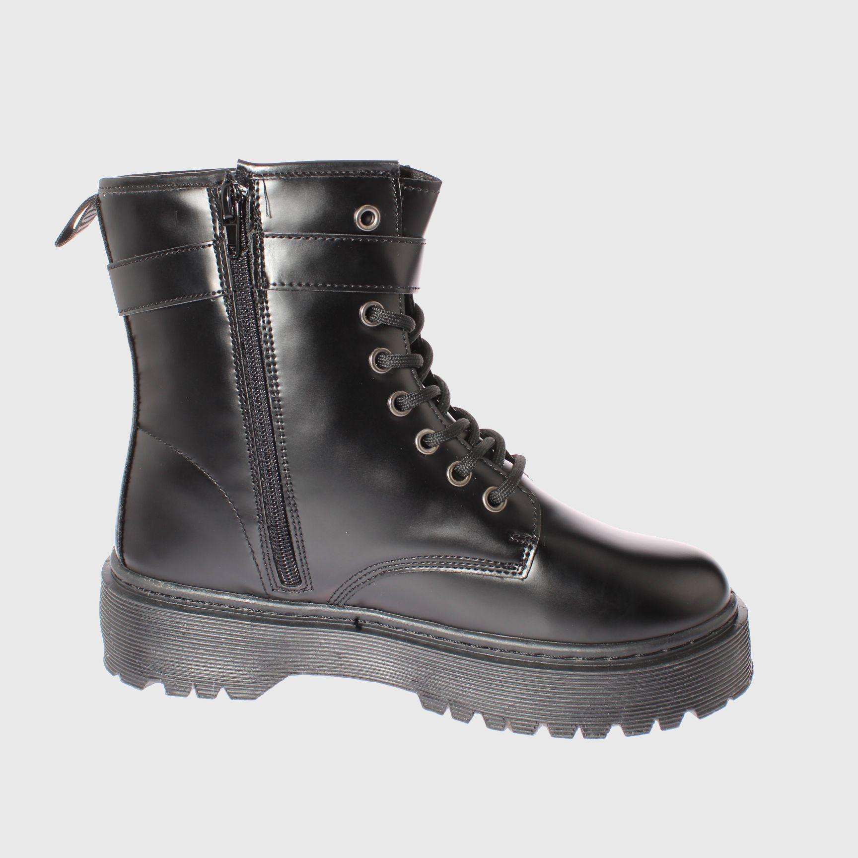 Botin Negro Vía Franca Mujer-3