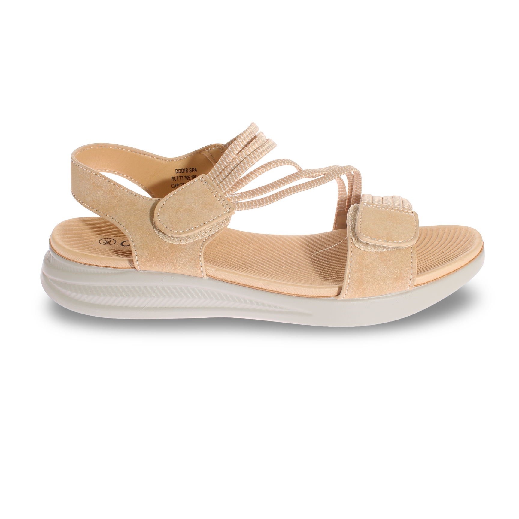 Sandalia confort Beige Vía Franca Mujer Art: 5KD55BEIGE-1