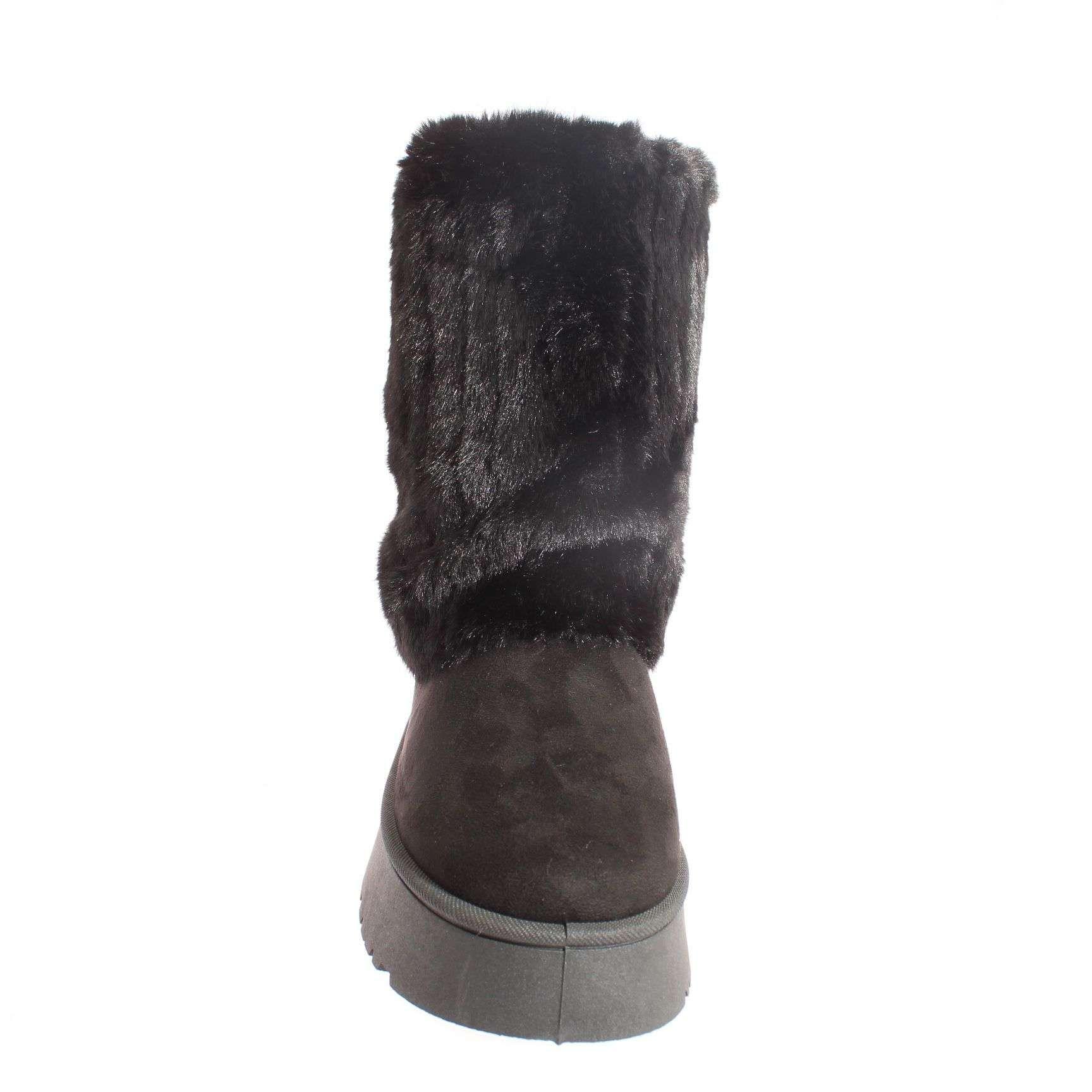 Bota Invernal Negro Vía Franca Mujer Art: 5B1820BLACK-2