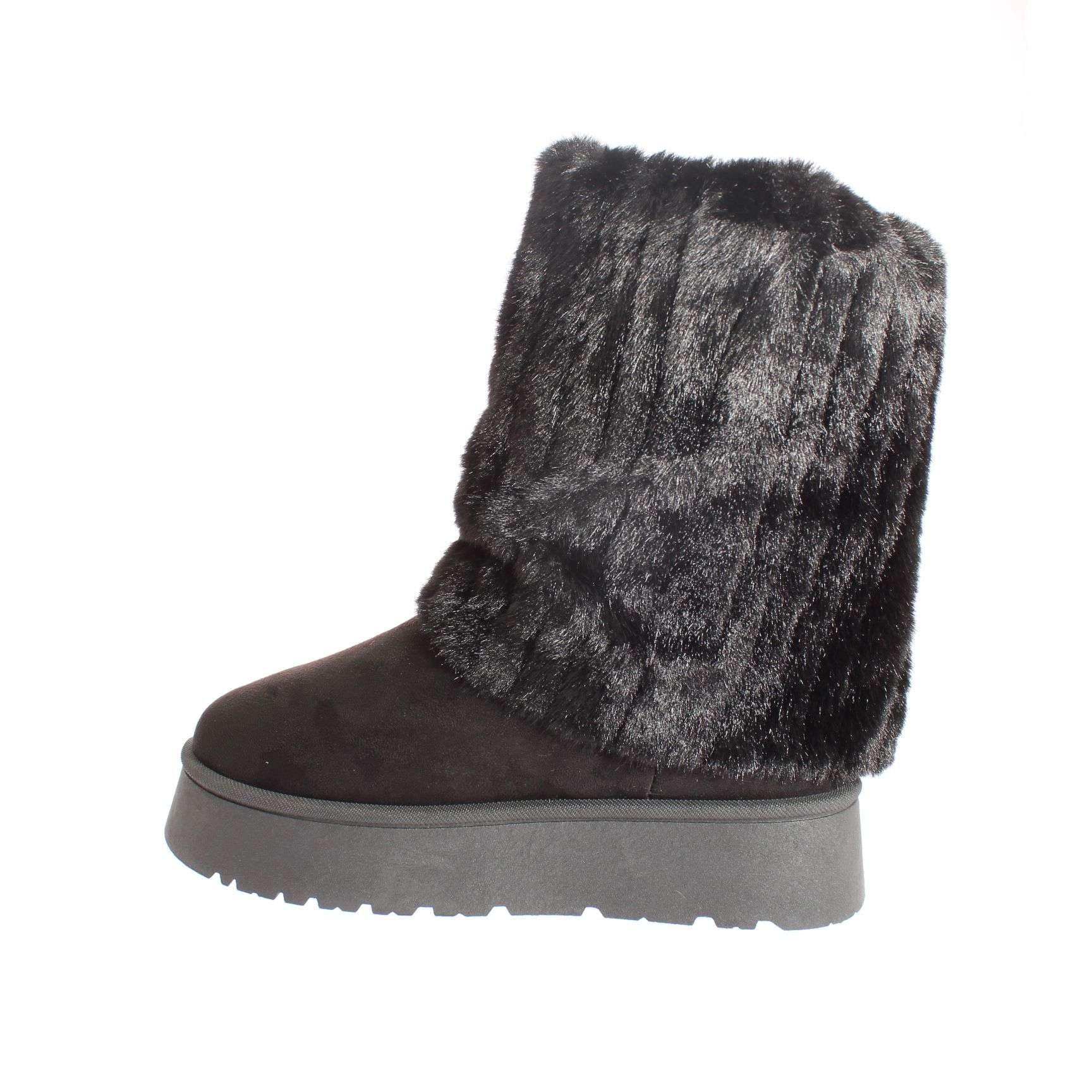 Bota Invernal Negro Vía Franca Mujer Art: 5B1820BLACK-3