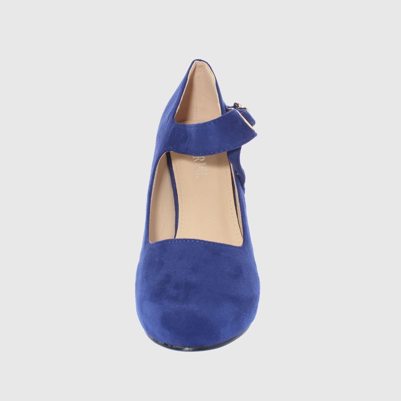 Zapato taco Azul Vía Franca Mujer-1