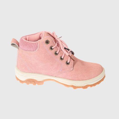 Botin Casual Para Niña Color Rosado-3