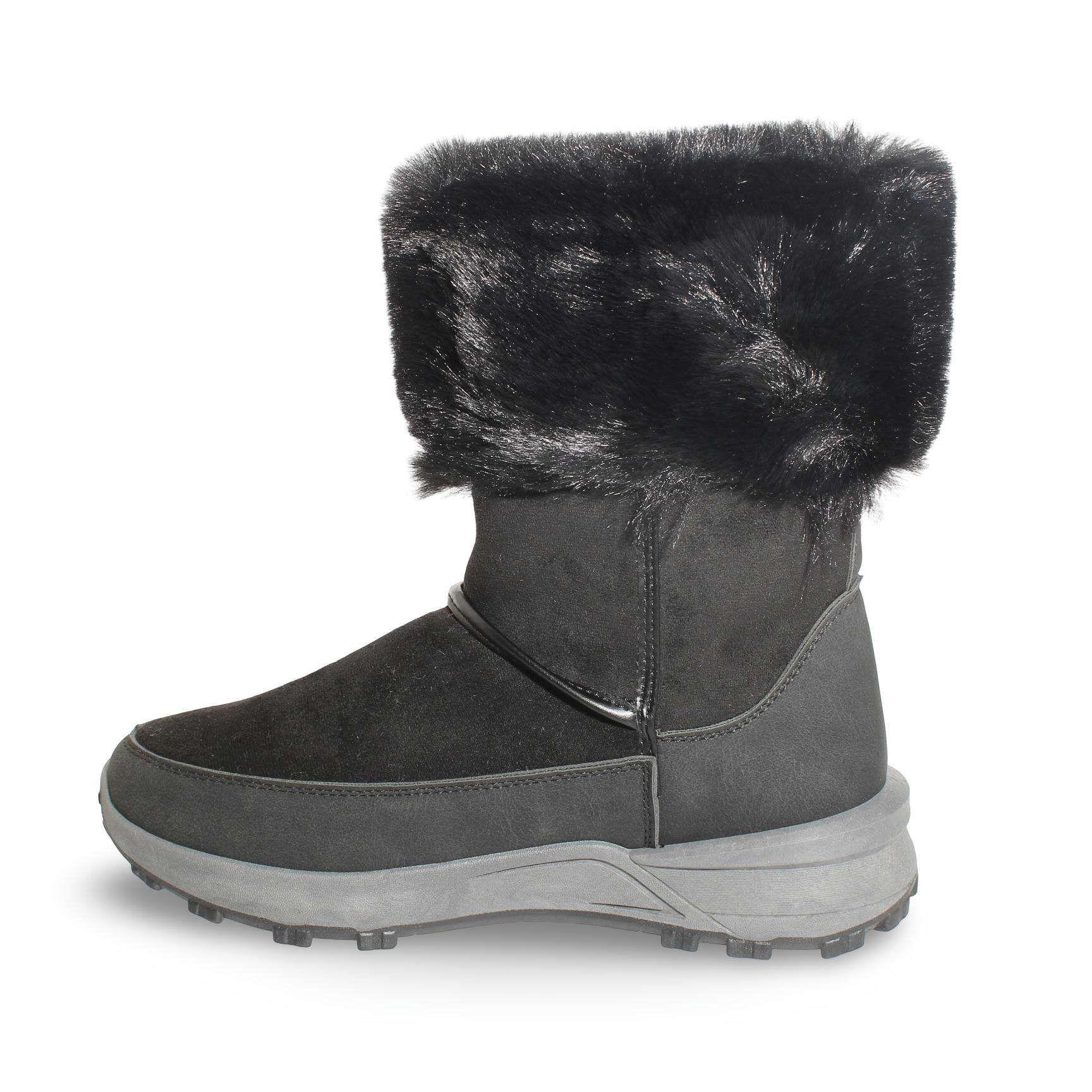 Bota Invernal Negro Vía Franca Mujer Art: 5PG5366-1BLACK-3