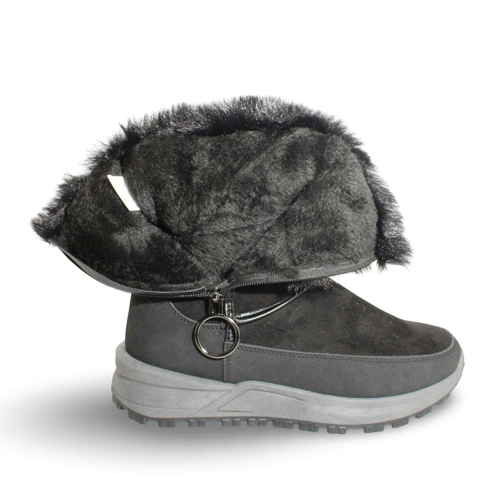 Bota Invernal Negro Vía Franca Mujer Art: 5PG5366-1BLACK-4
