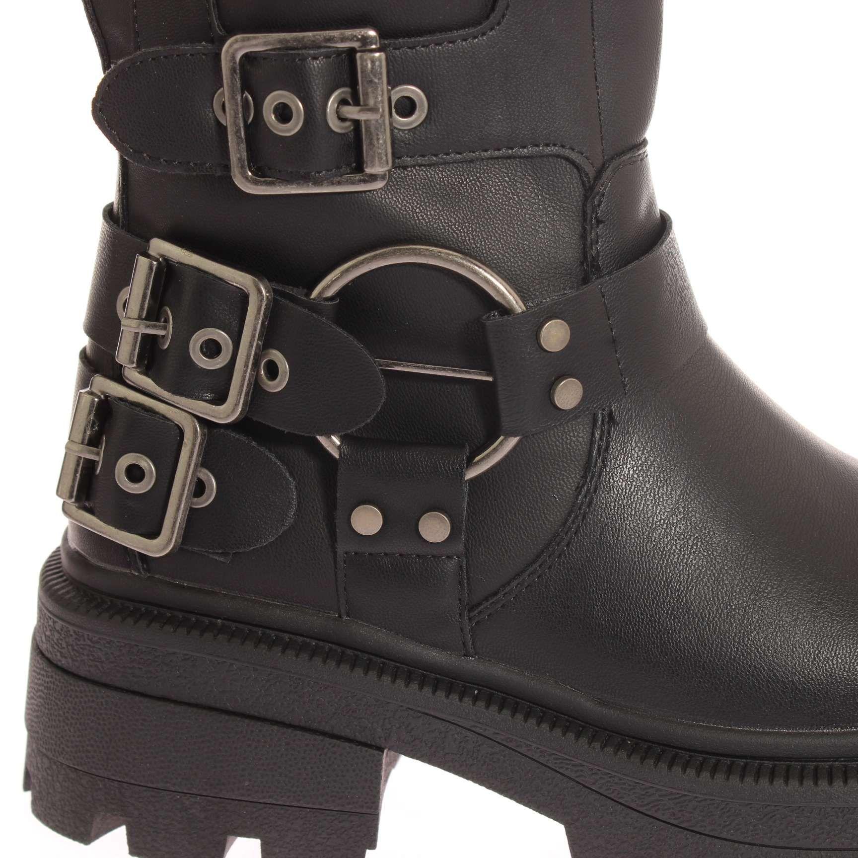 Bota Negro Vía Franca Mujer Art: 5PG242891BLACK-4