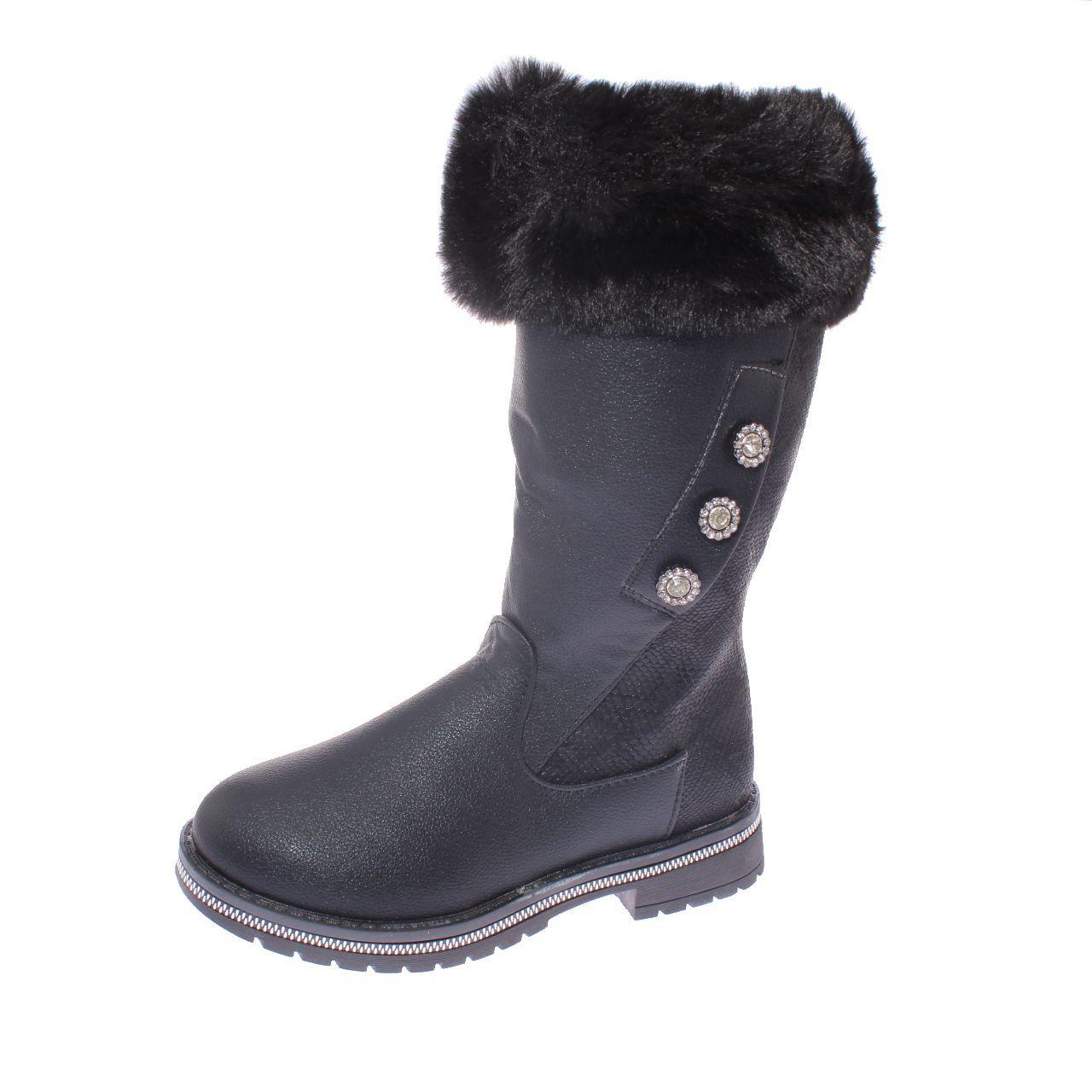 Bota Negro Vía Franca Niña-0