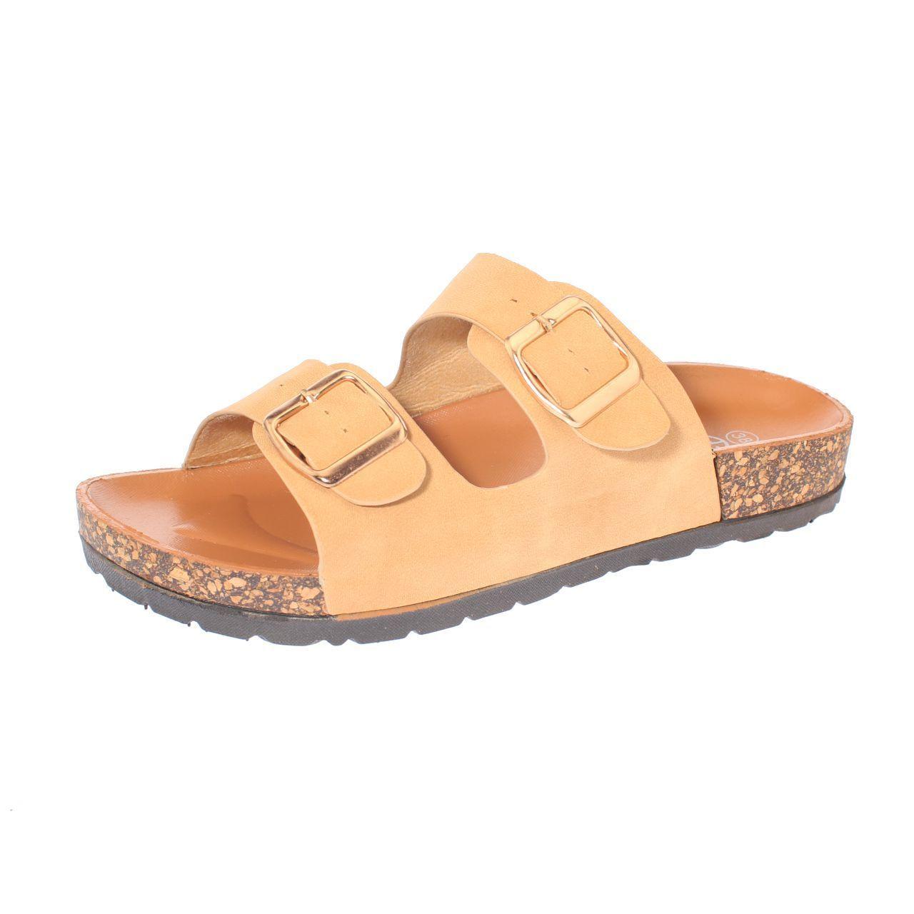 Sandalia Beige Vía Franca Mujer-0