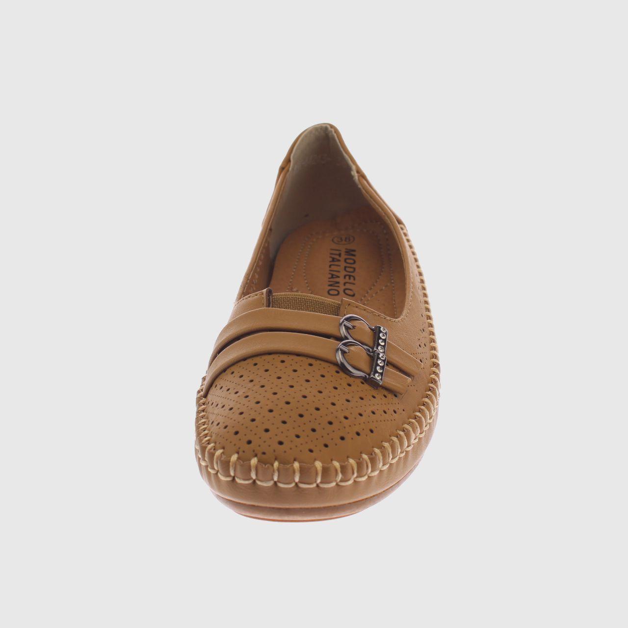 Mocasín Camel Vía Franca Mujer-2