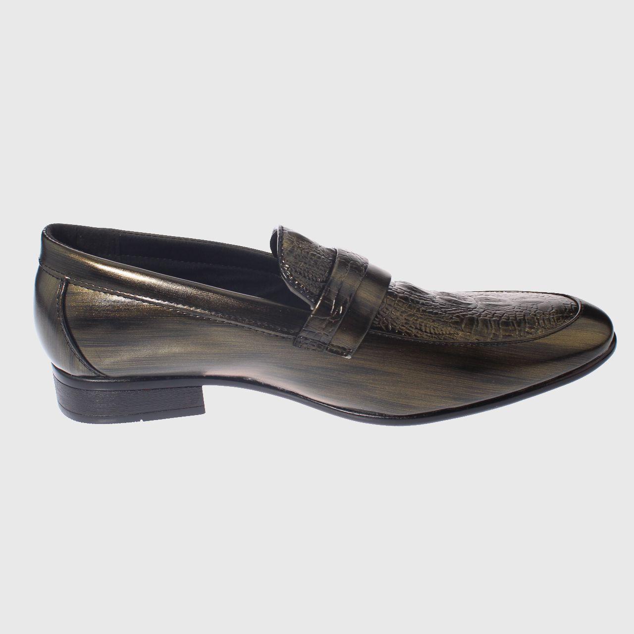 Zapato De Vestir Coffee Vía Franca Hombre-3