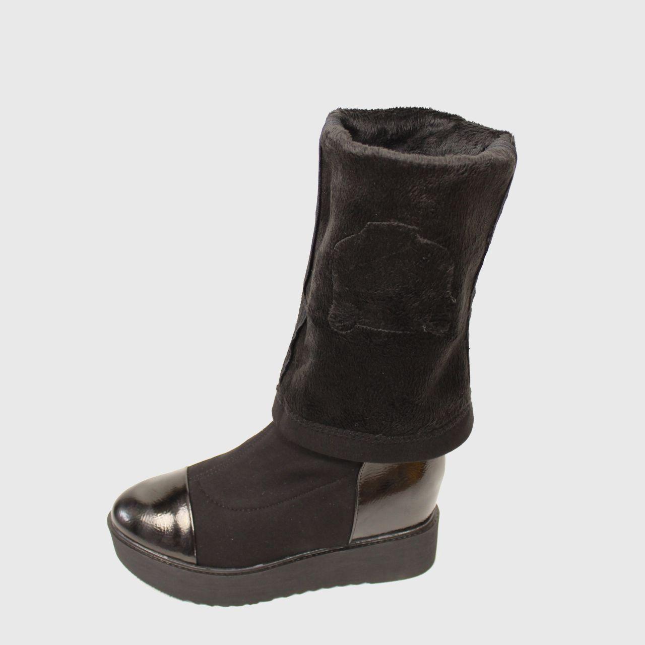 Bota Negro Vía Franca Mujer-3