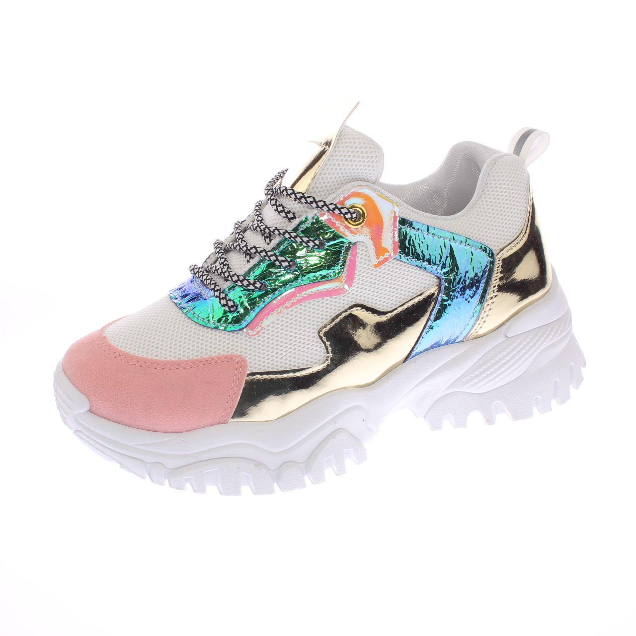 Zapatilla Rosa Vía Franca Mujer-0