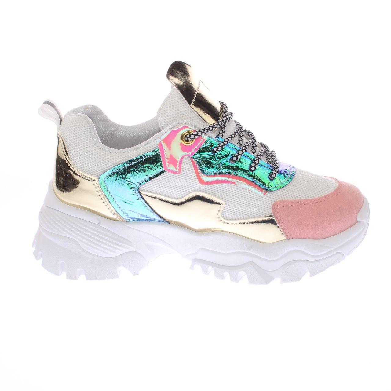 Zapatilla Rosa Vía Franca Mujer-2