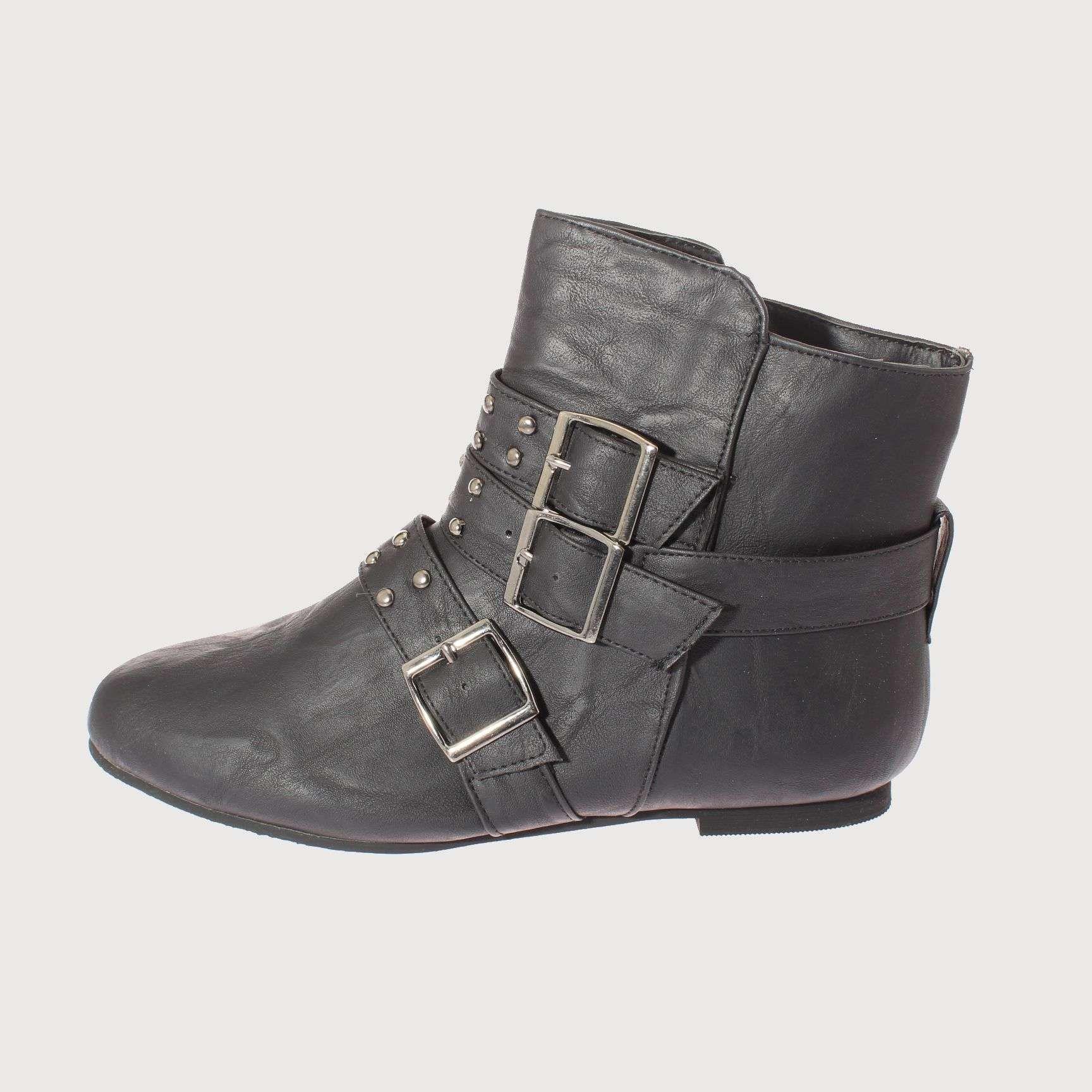 Botín Negro Vía Franca Mujer Art: 5BO15010BLACK-1