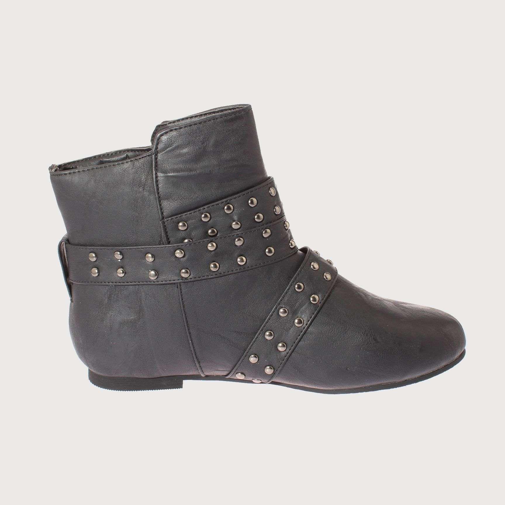 Botín Negro Vía Franca Mujer Art: 5BO15010BLACK-3