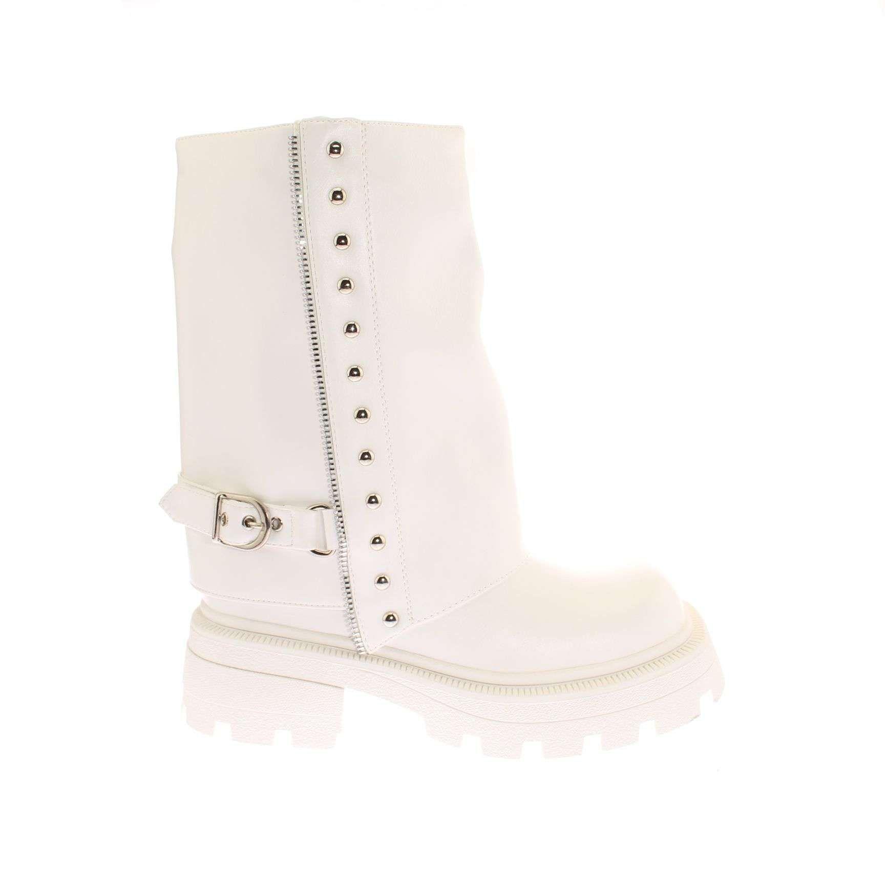 Bota Blanco Vía Franca Mujer Art: 5PG242905WHITE-1