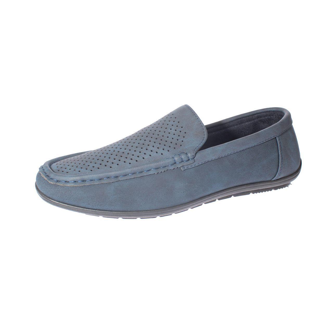 Mocasín Azul Vía Franca Hombre-0