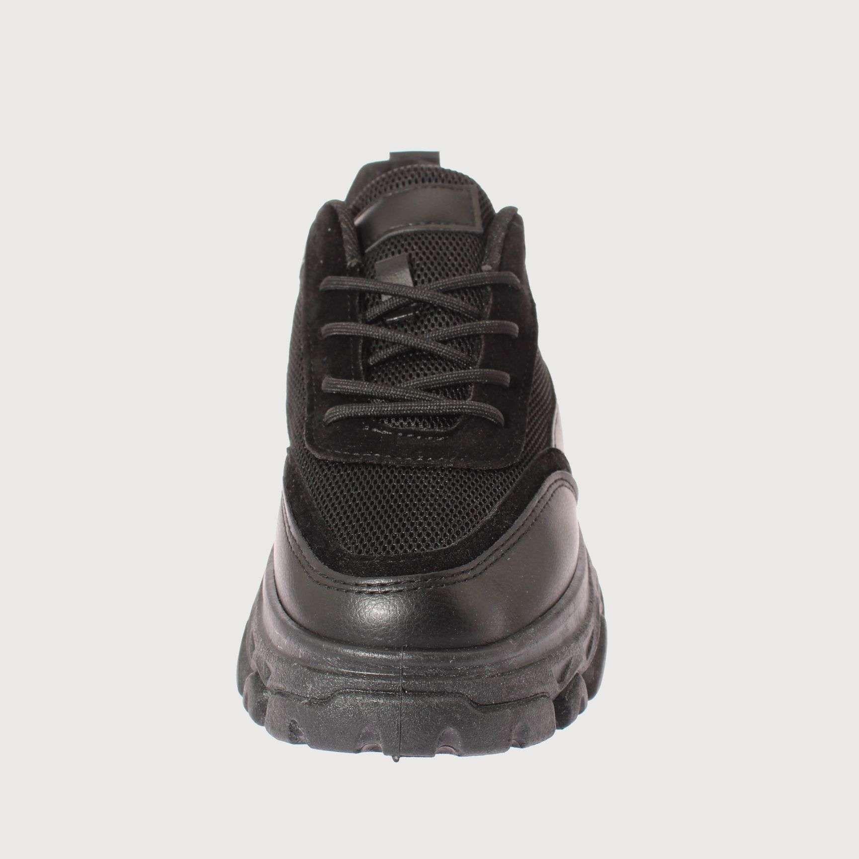 Zapatilla Plataforma Negro Vía Franca Mujer Art: 5LY036BLACK-2