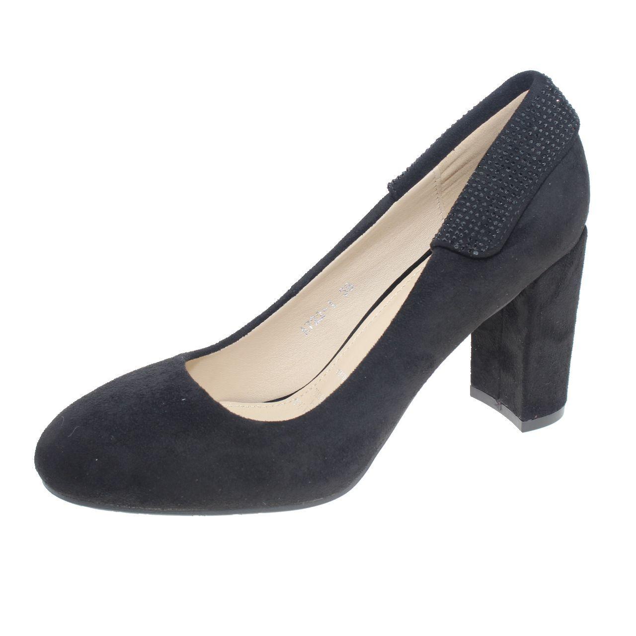Zapato Negro Vía Franca Mujer-0