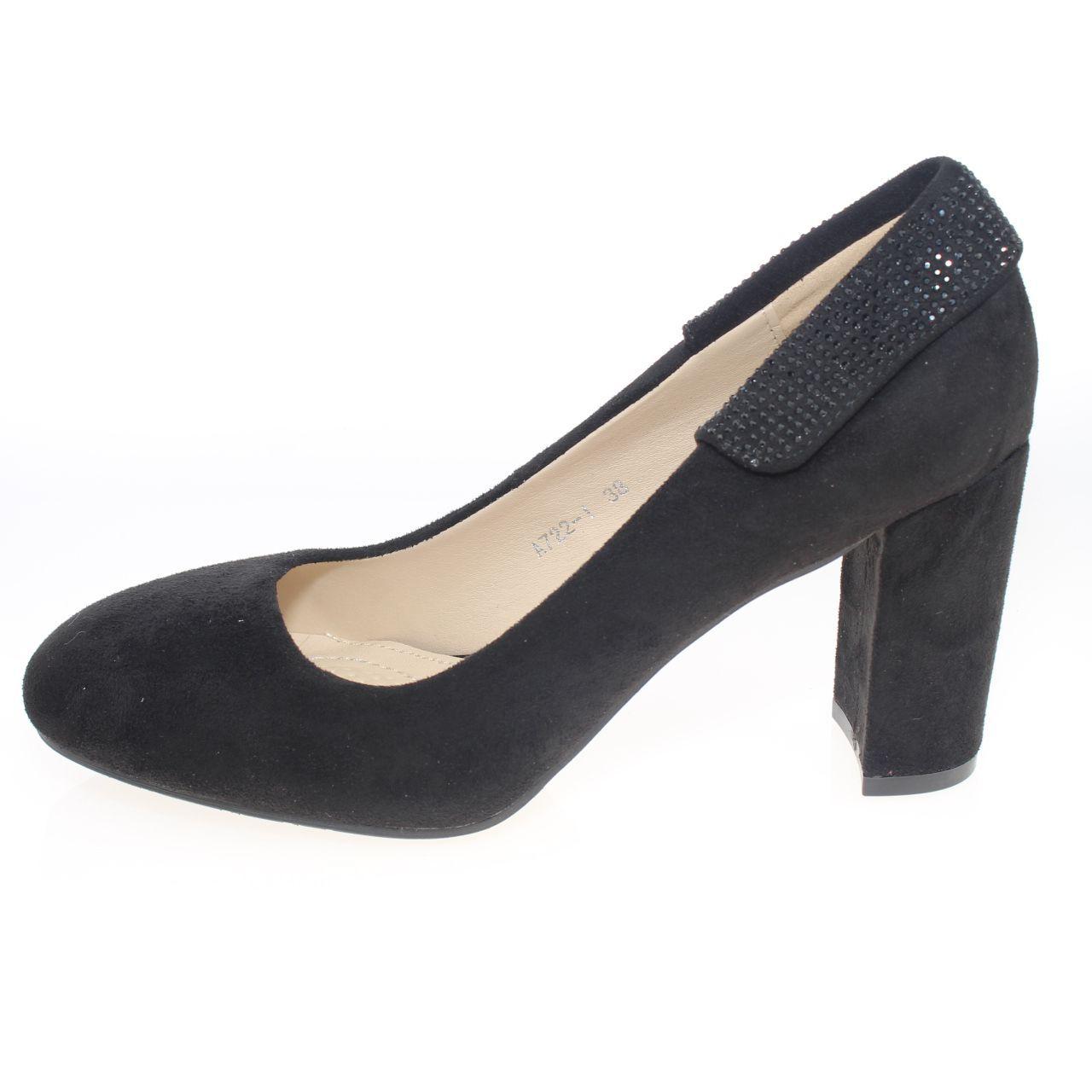 Zapato Negro Vía Franca Mujer-2