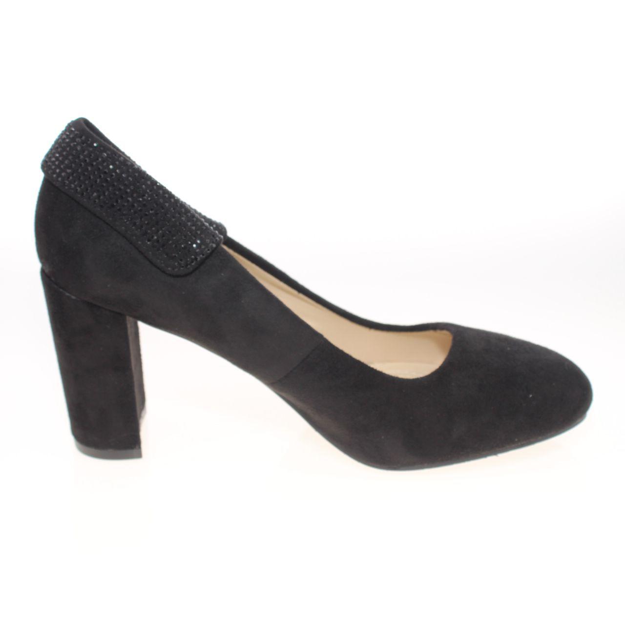 Zapato Negro Vía Franca Mujer-3