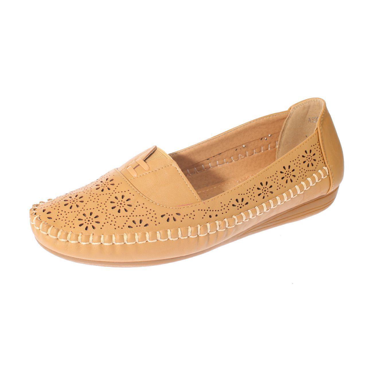 Mocasín Camel Vía Franca Mujer-0
