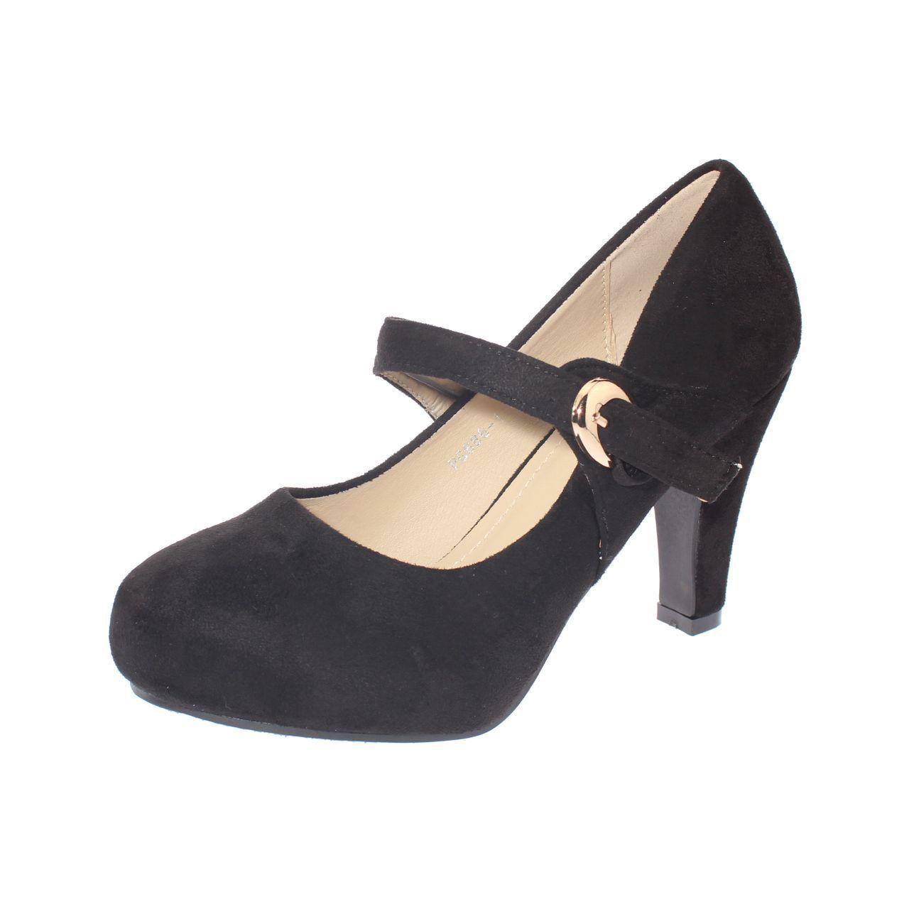Zapato vestir Negro Vía Franca Mujer-0
