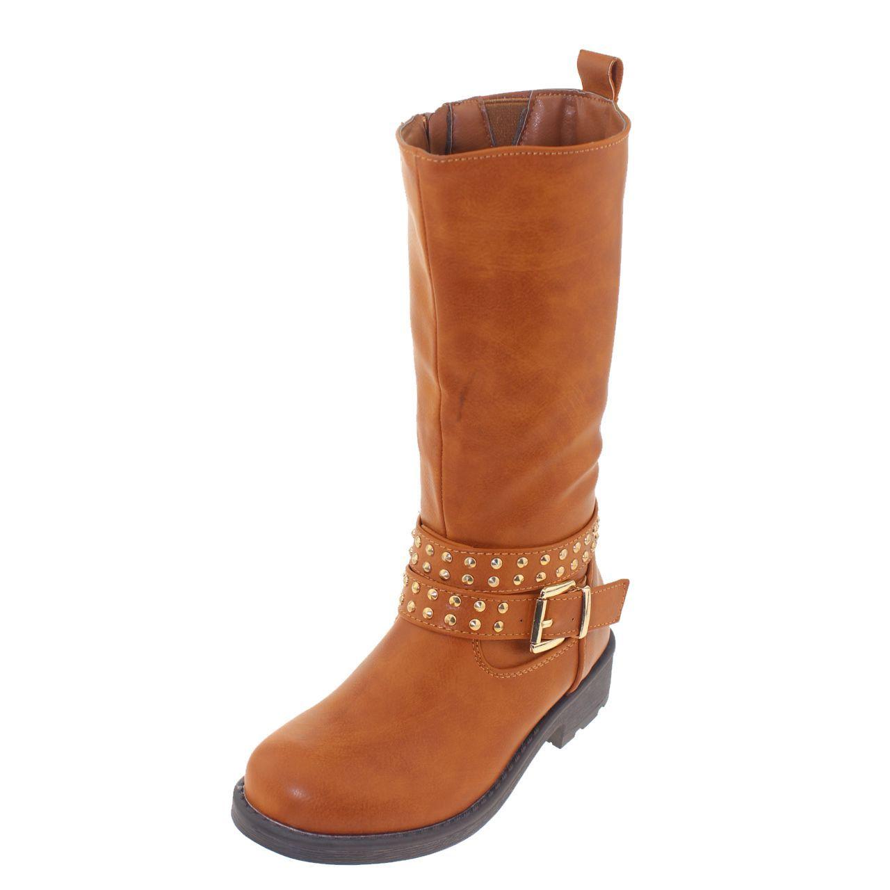 Bota Niña Camel Vía Franca Niña-0