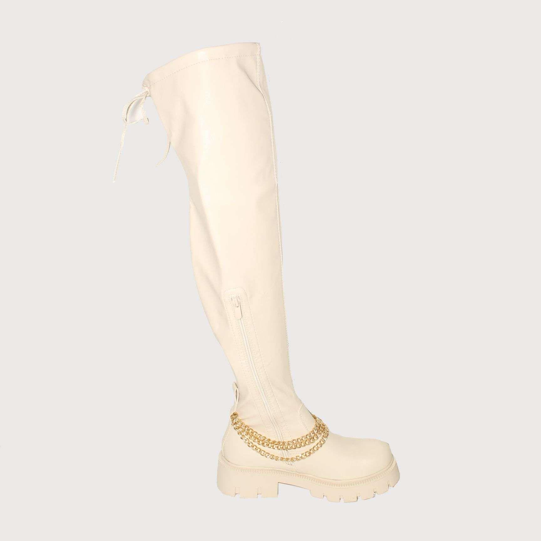 Bota Beige Vía Franca Mujer Art: 58905BEIGE-2
