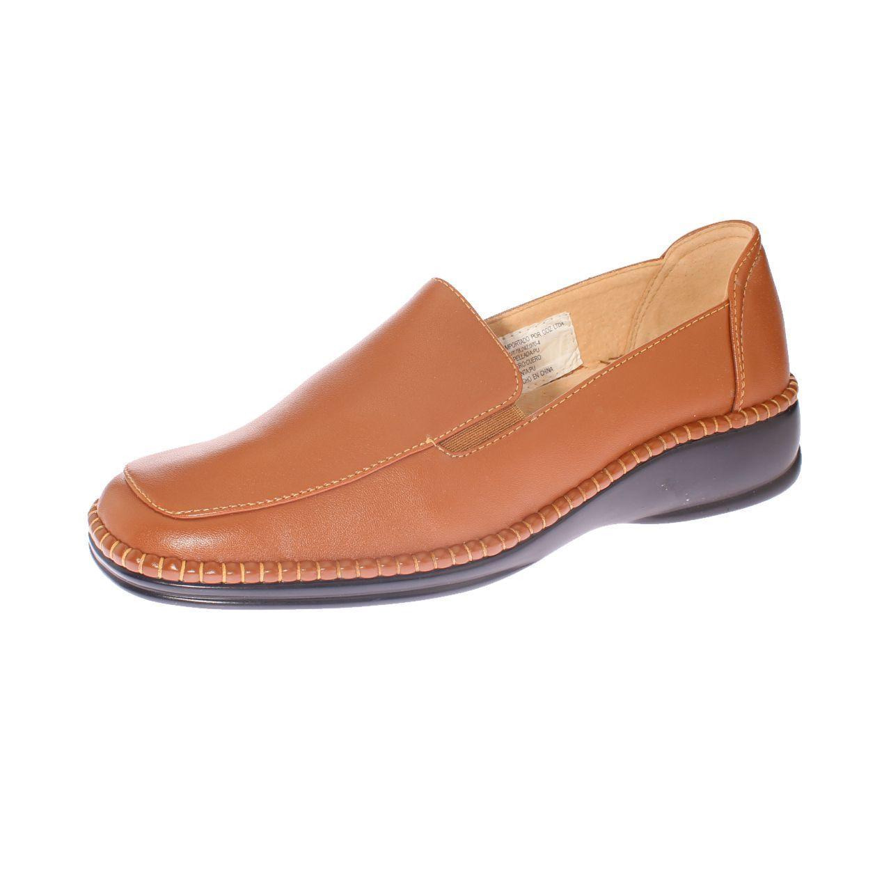 Mocasín Tostado Vía Franca Mujer-0