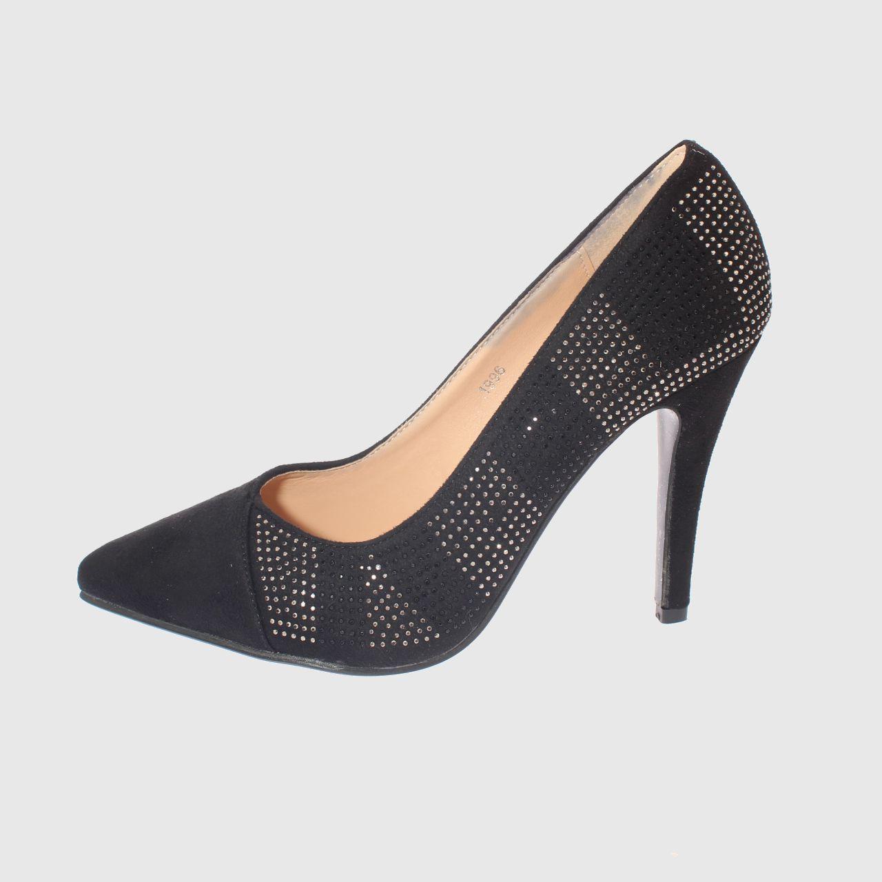 Zapato taco Negro Vía Franca Mujer-1