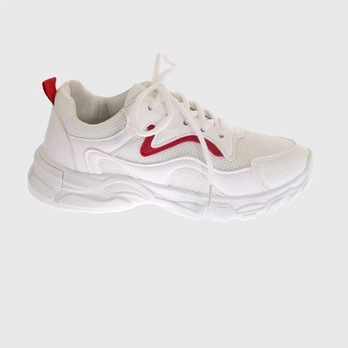 Zapatilla Blanco Rojo Vía Franca Mujer-7