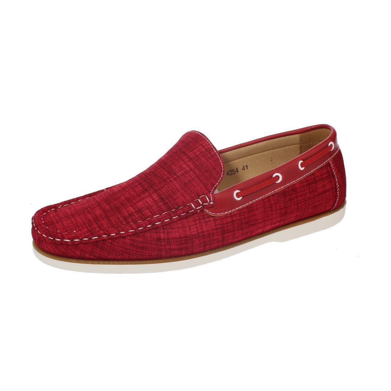 Mocasín Rojo Vía Franca Hombre-0