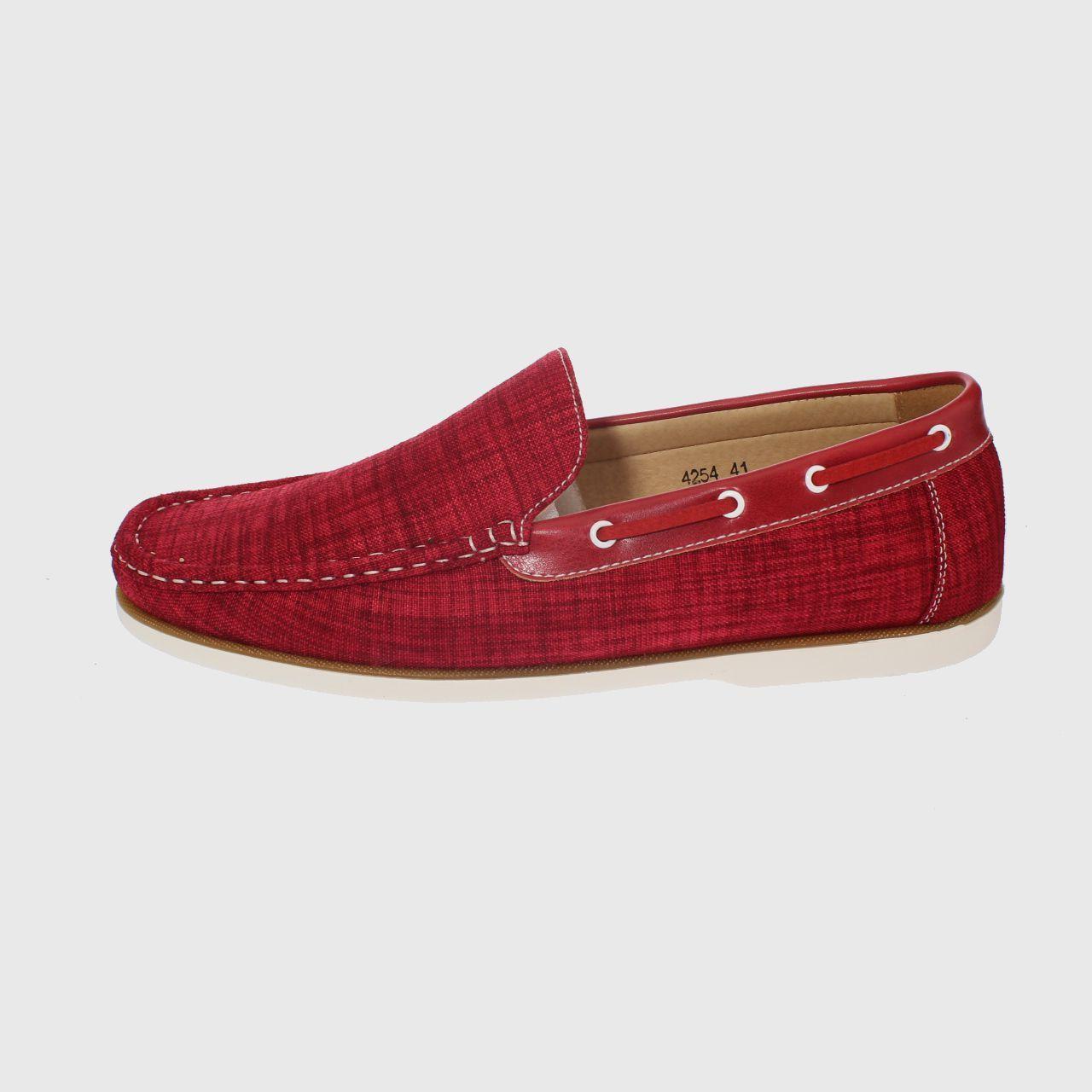 Mocasín Rojo Vía Franca Hombre-1