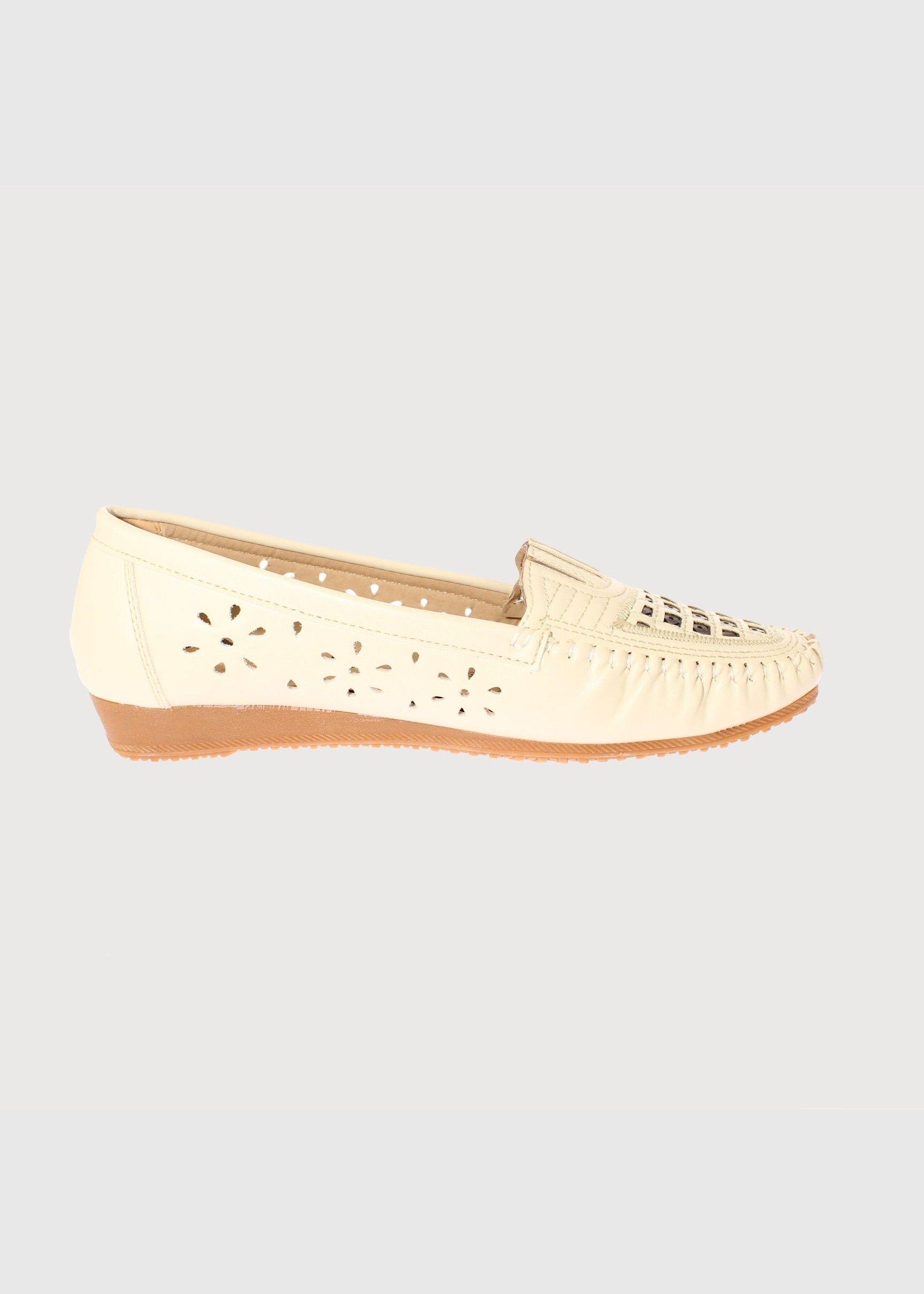 Mocasín Beige Vía Franca Mujer Art: 5EH143BEIGE-3