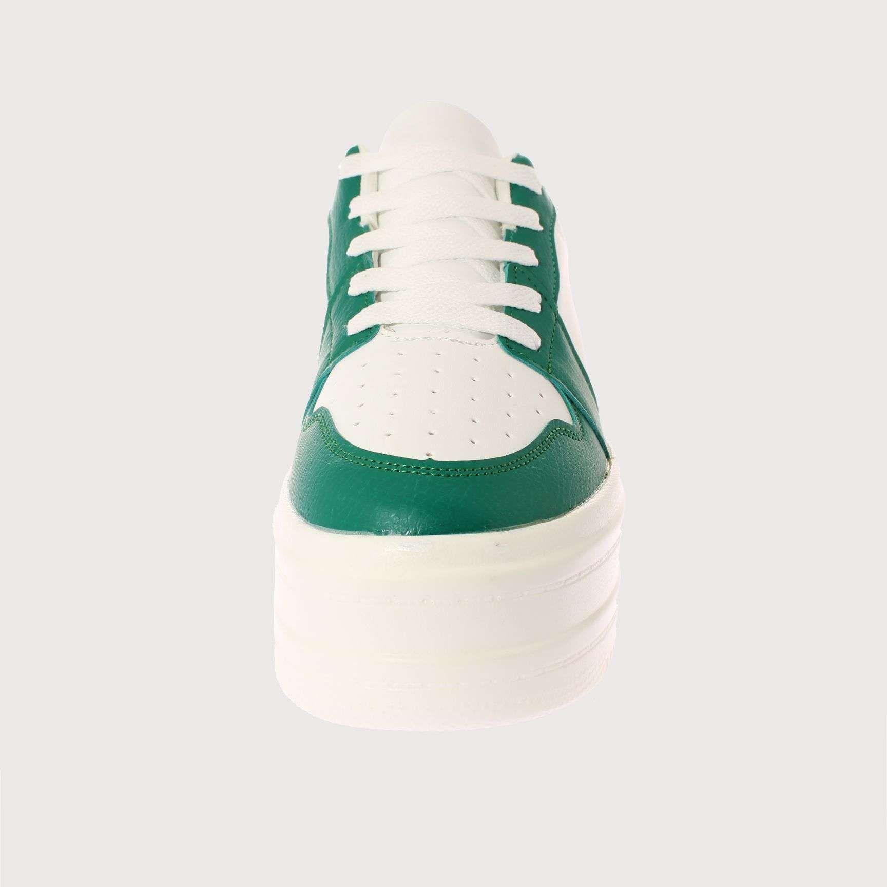 Zapatilla Plataforma Verde Vía Franca Mujer Art: 5S2011B0092DGREEN-2
