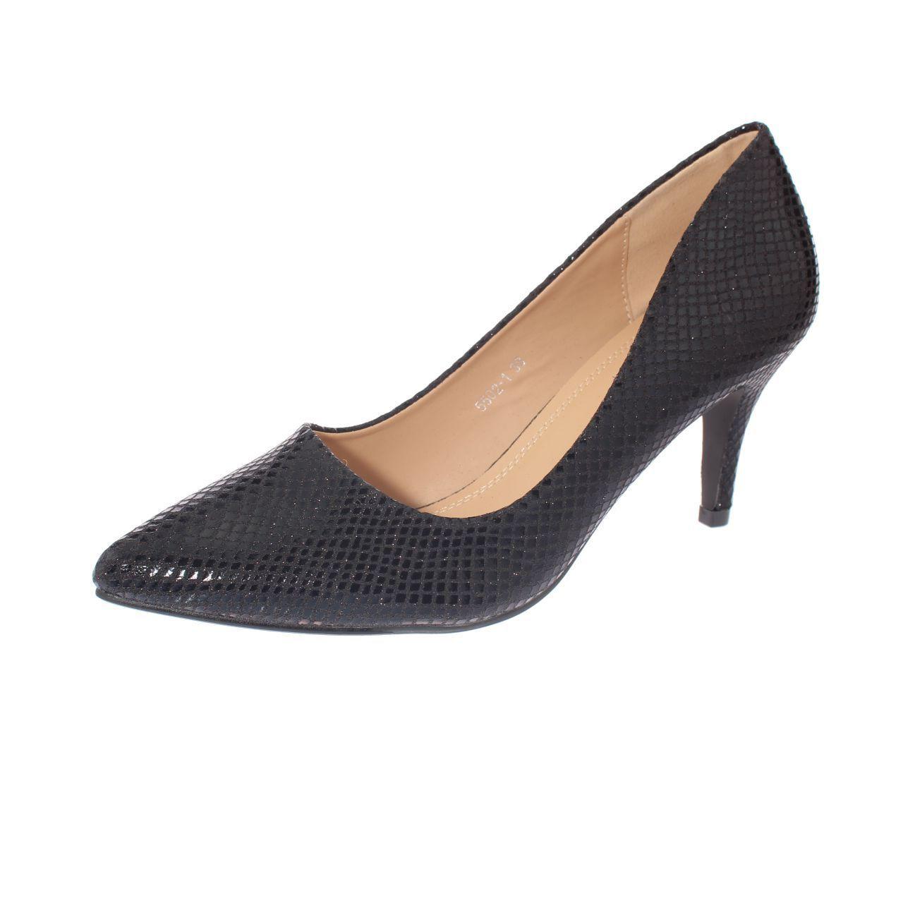 Zapato Negro Vía Franca Mujer-0