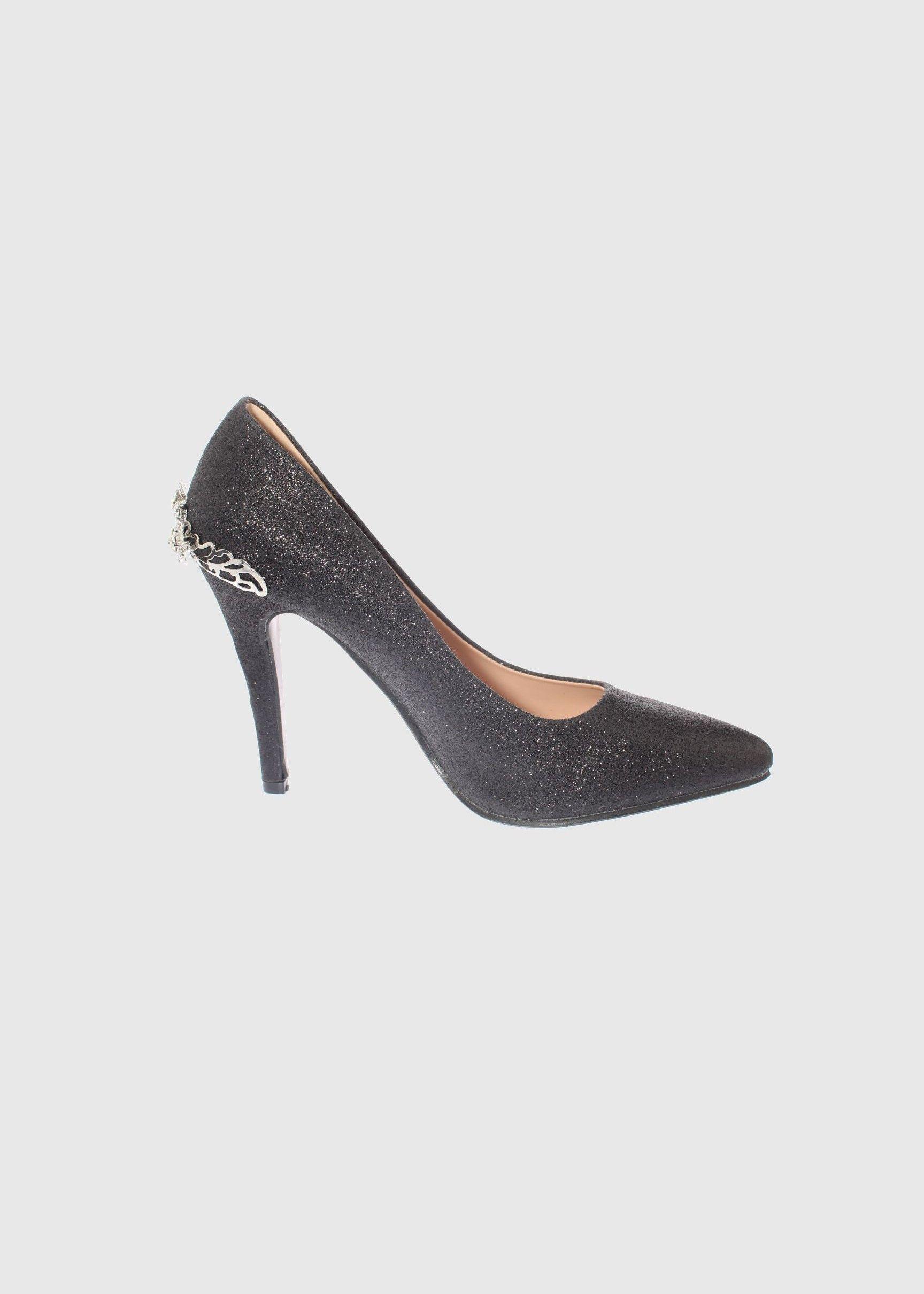 Zapato taco Negro Vía Franca Mujer-3