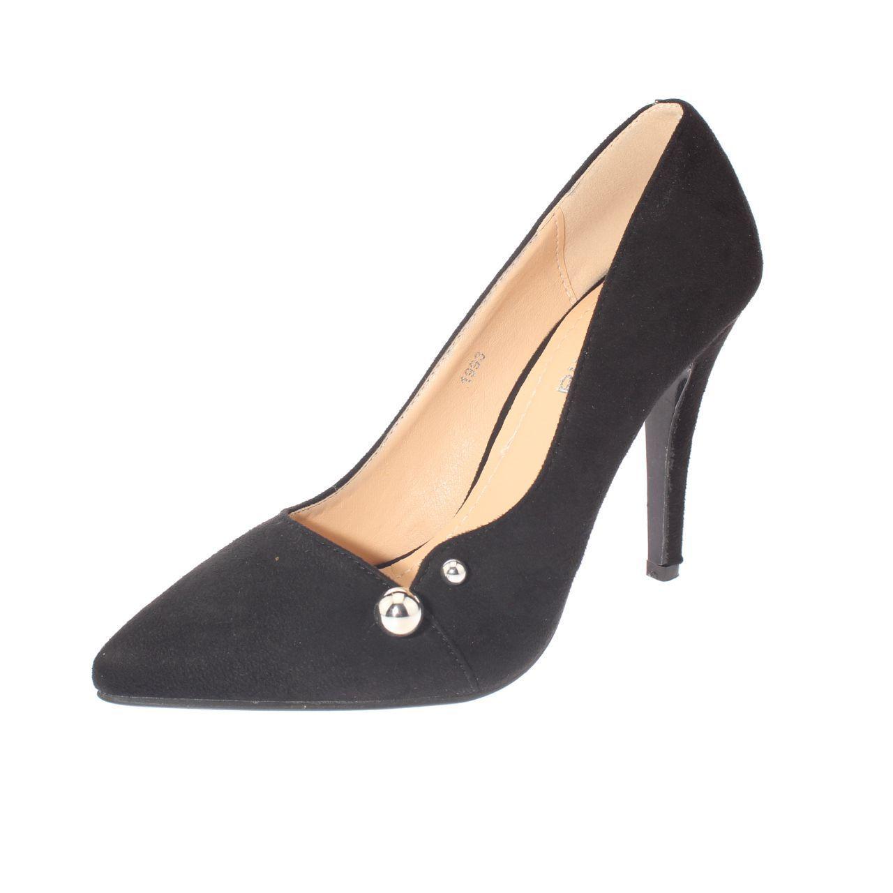 Zapato taco Negro Vía Franca Mujer-0