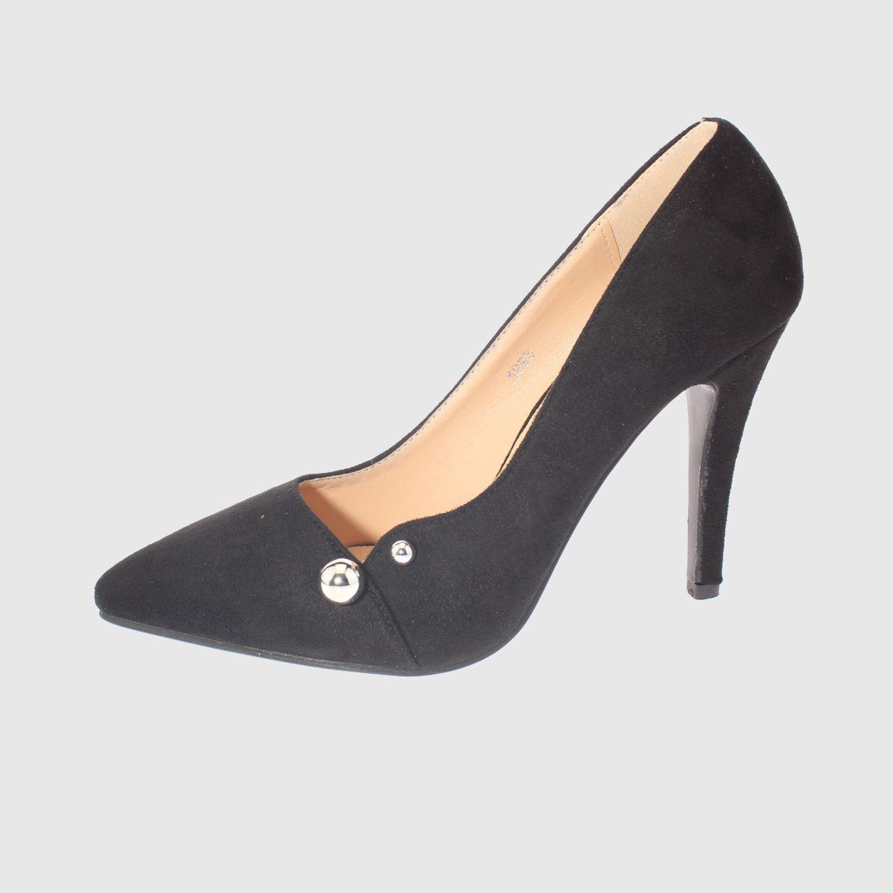 Zapato taco Negro Vía Franca Mujer-1