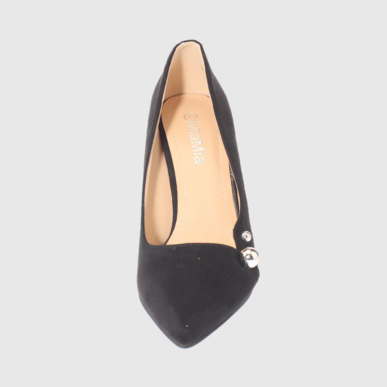 Zapato taco Negro Vía Franca Mujer-2