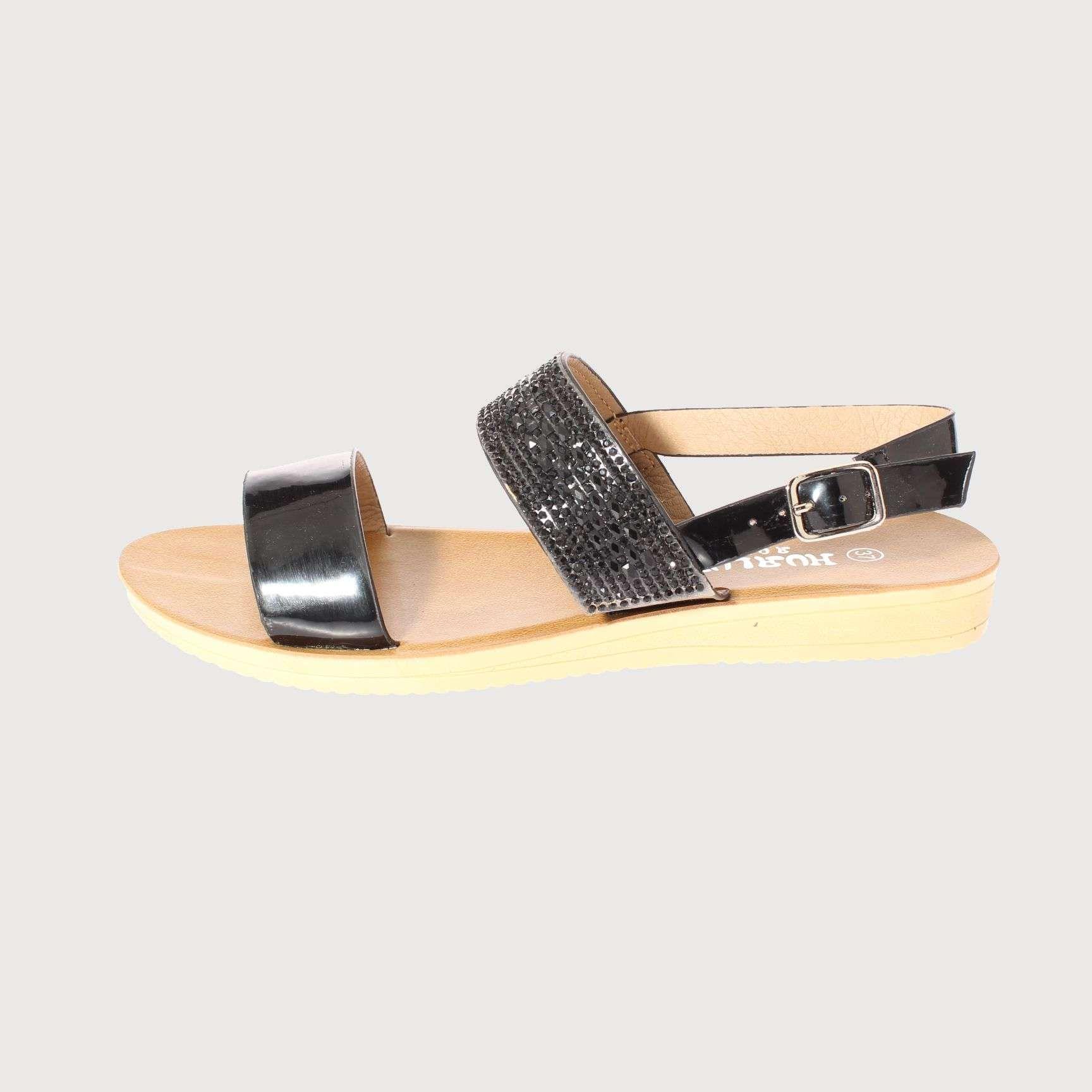 Sandalia Negro Vía Franca Mujer Art: 5HBL1003BLACK-1