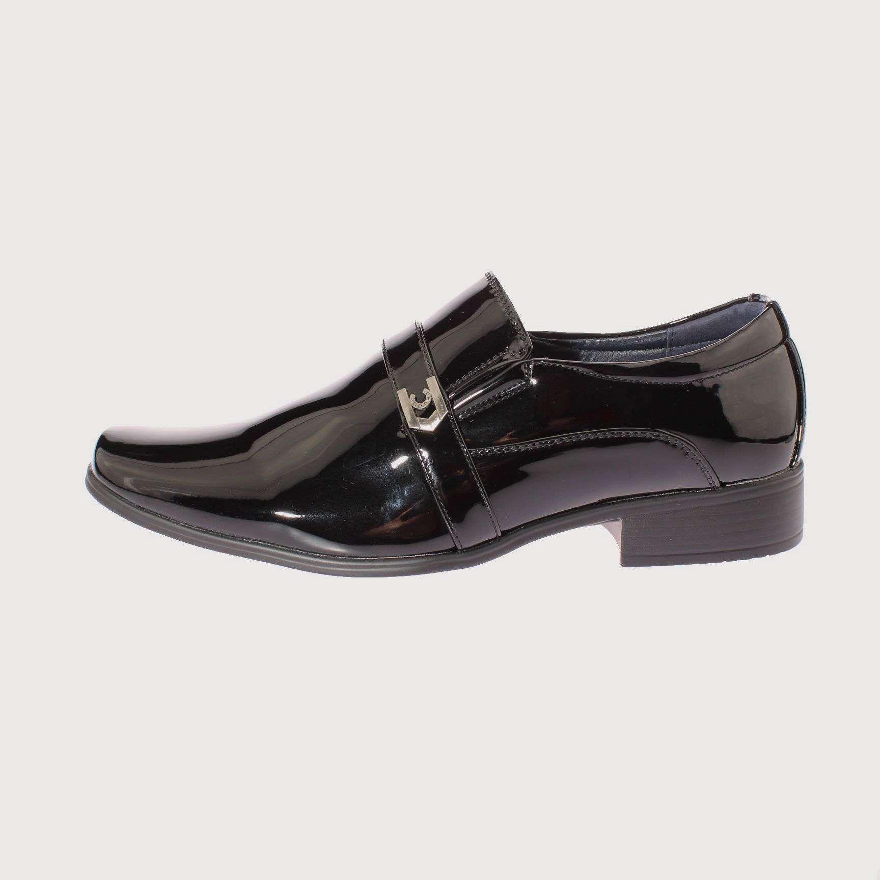 Zapato Negro Vía Franca Hombre Art: 8SRA2BLACK-1