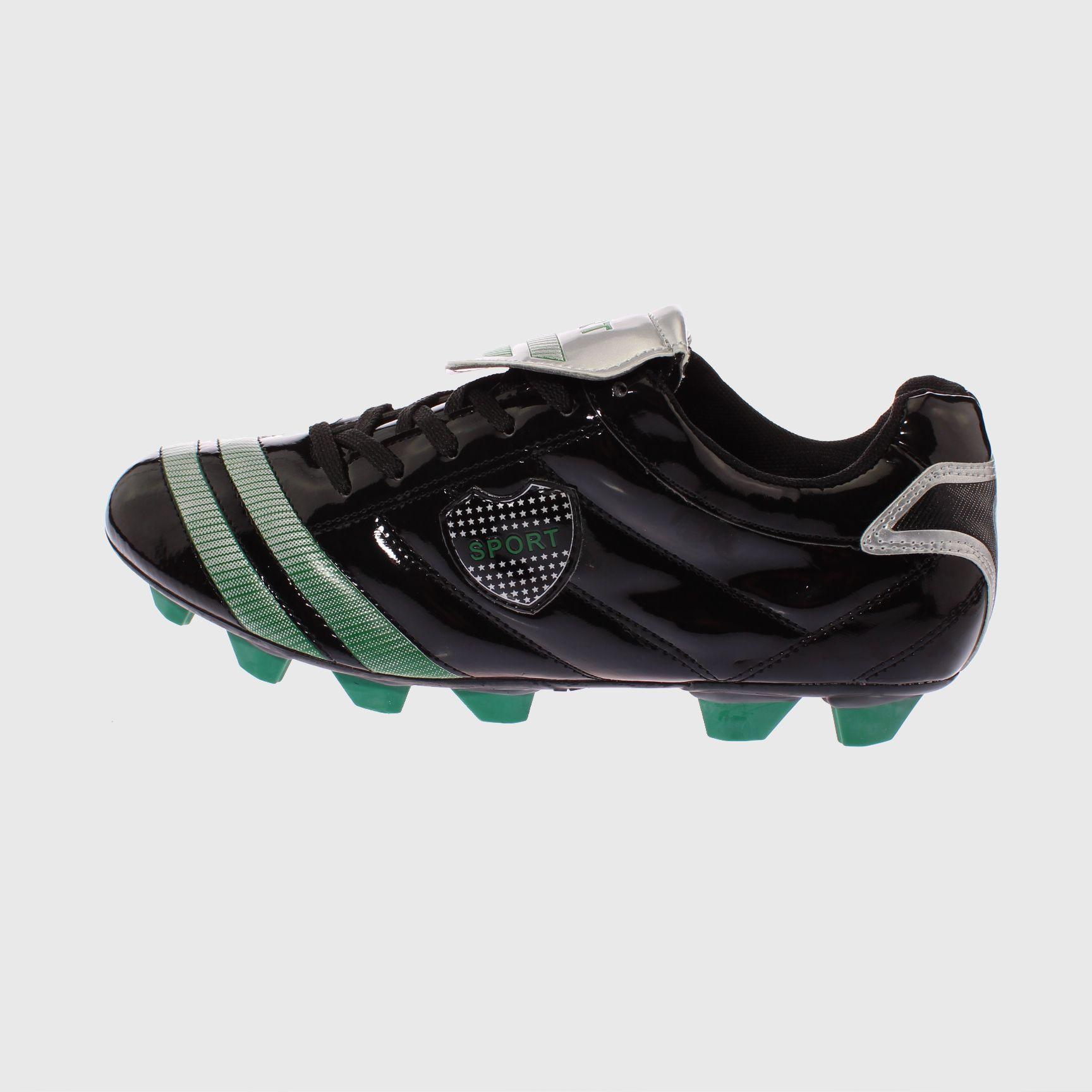 Zapato Futbol Negro/Plata Vía Franca Hombre-1