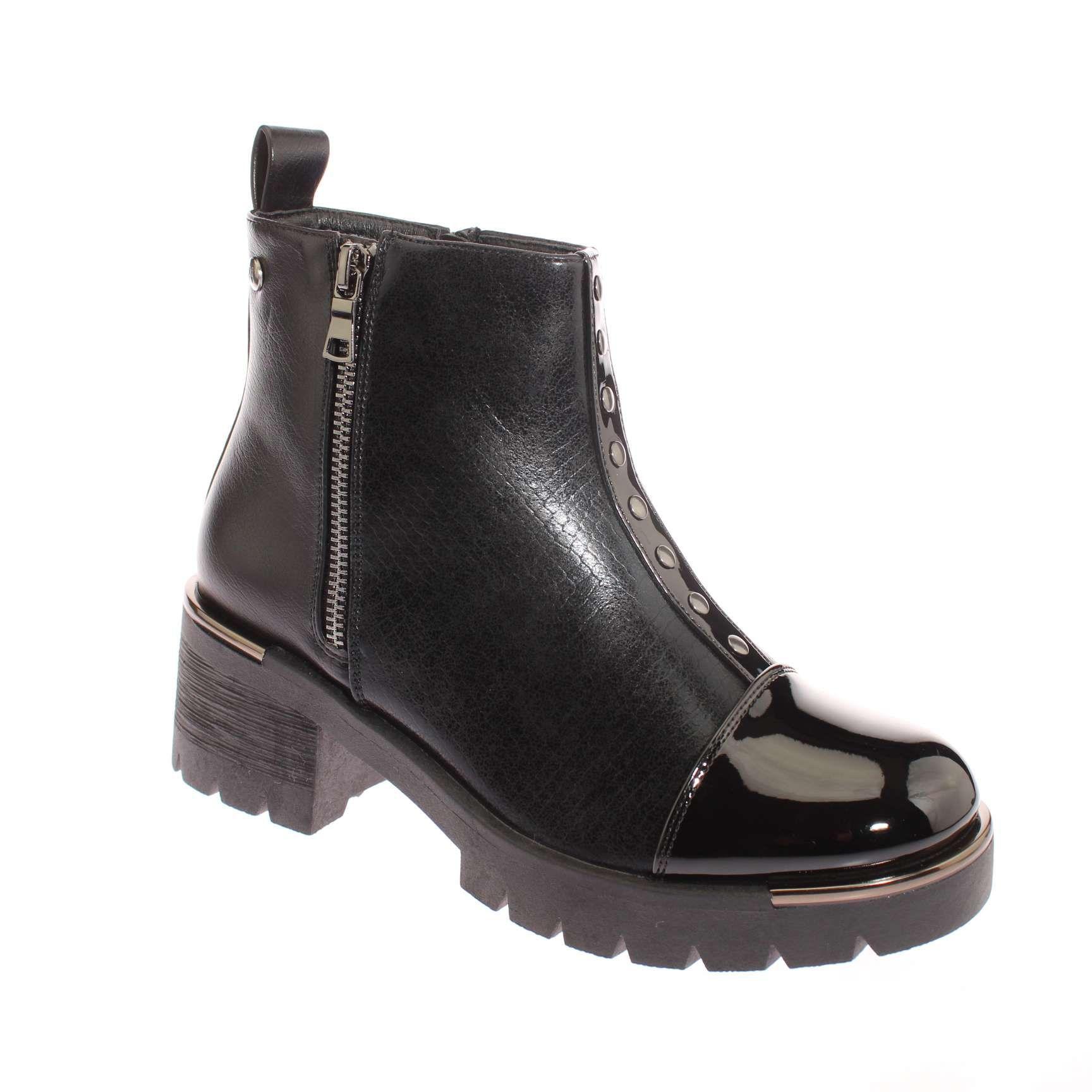 Botín Negro Vía Franca Mujer Art: 5PG24299BLACK-0