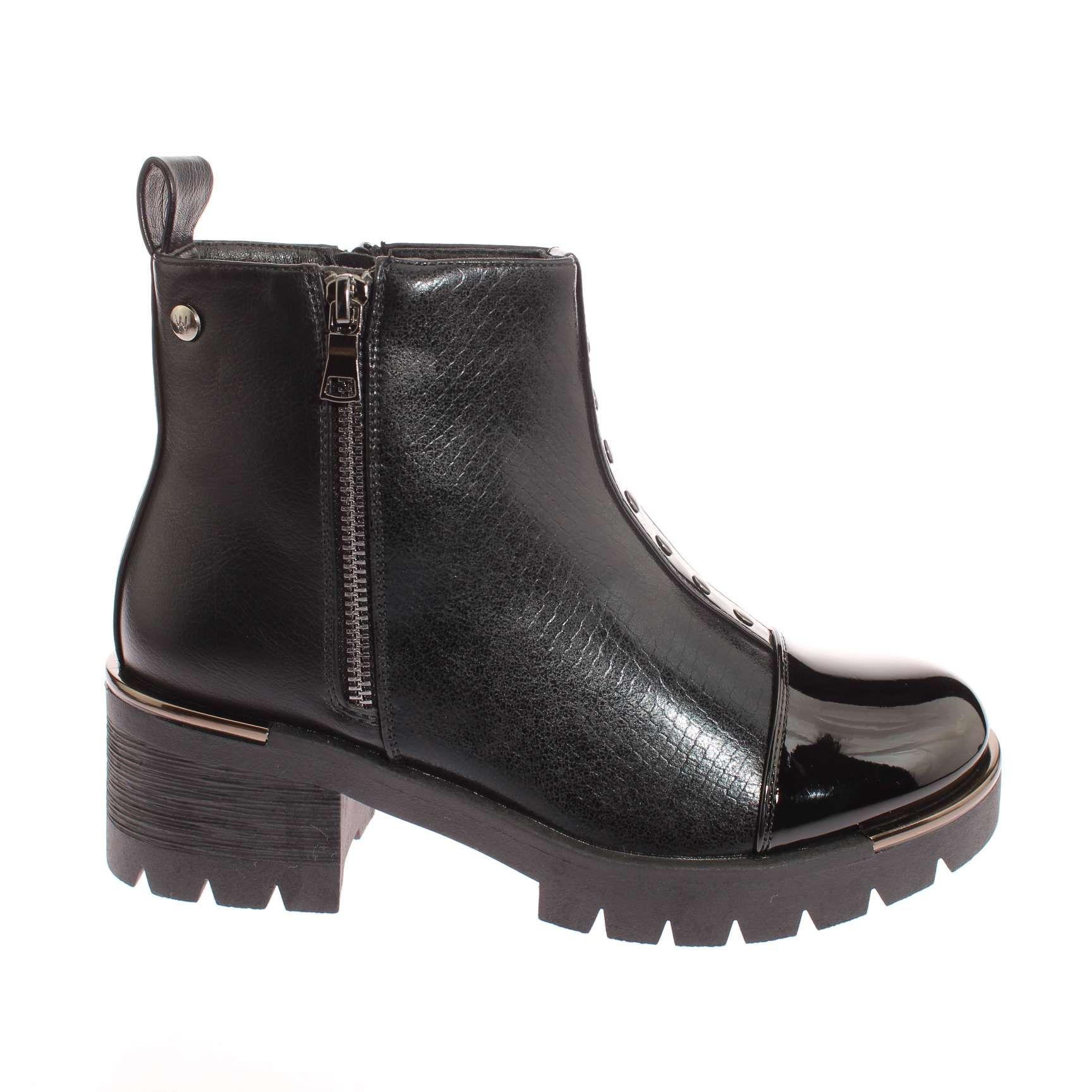 Botín Negro Vía Franca Mujer Art: 5PG24299BLACK-1