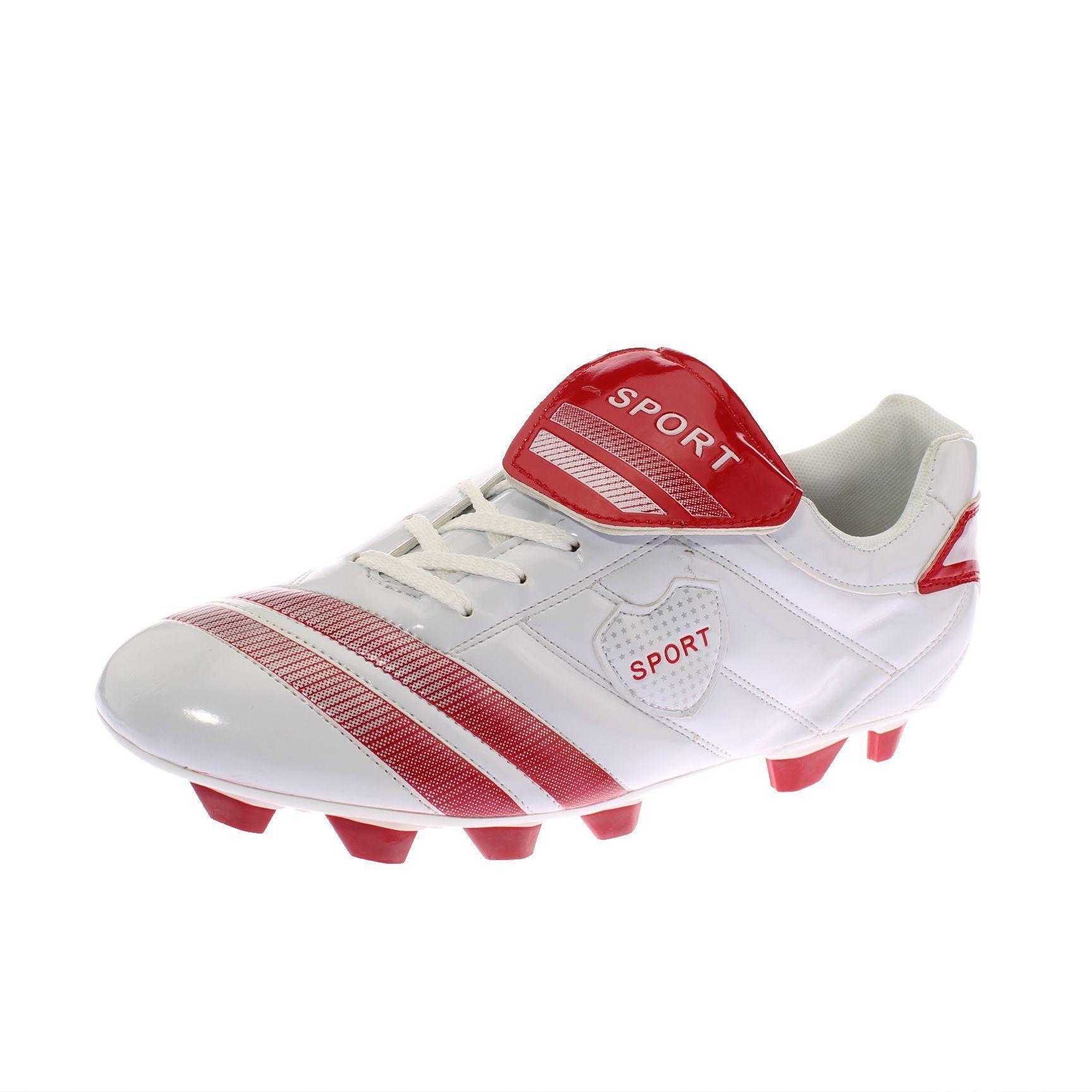 Zapato Futbol Blanco/Rojo Vía Franca Hombre-0