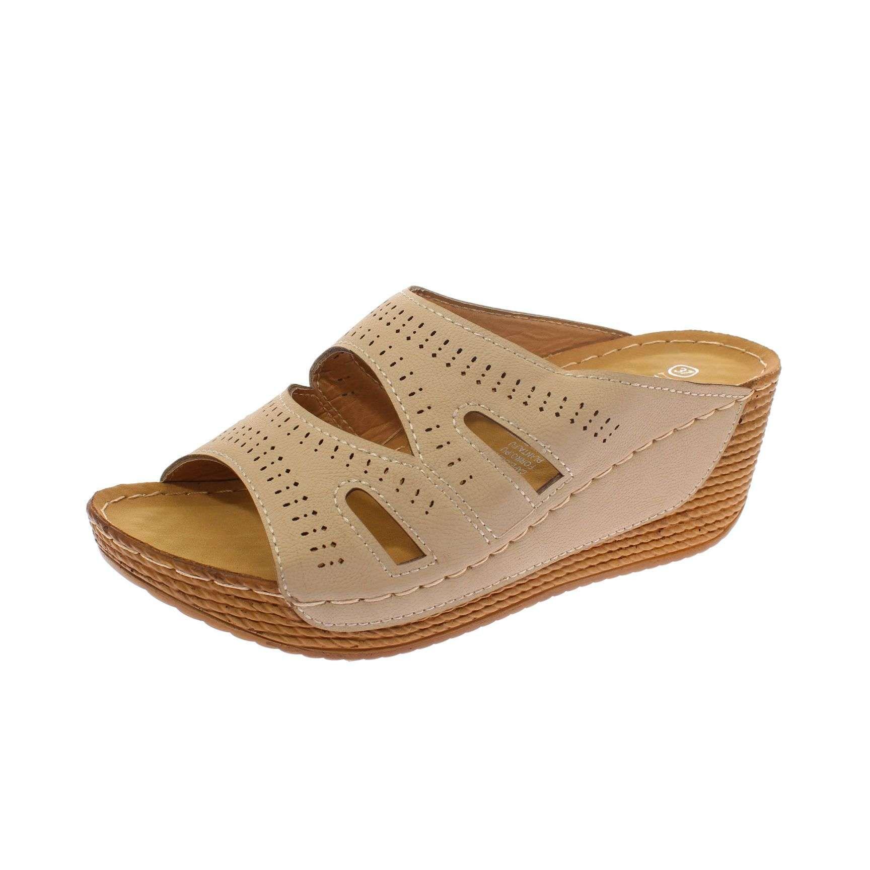 Sandalia Beige Vía Franca Mujer Art: 5FO041BEIGE-0