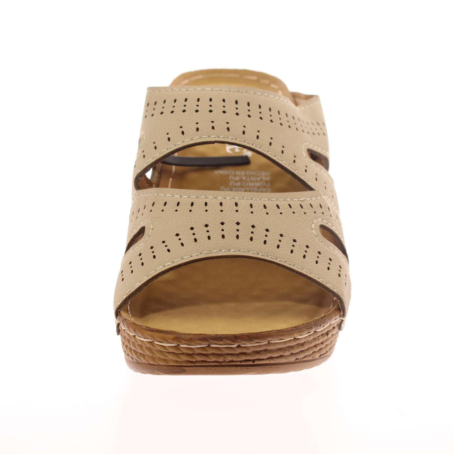 Sandalia Beige Vía Franca Mujer Art: 5FO041BEIGE-2